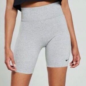 Nike Women's Light Gray Bike Shorts